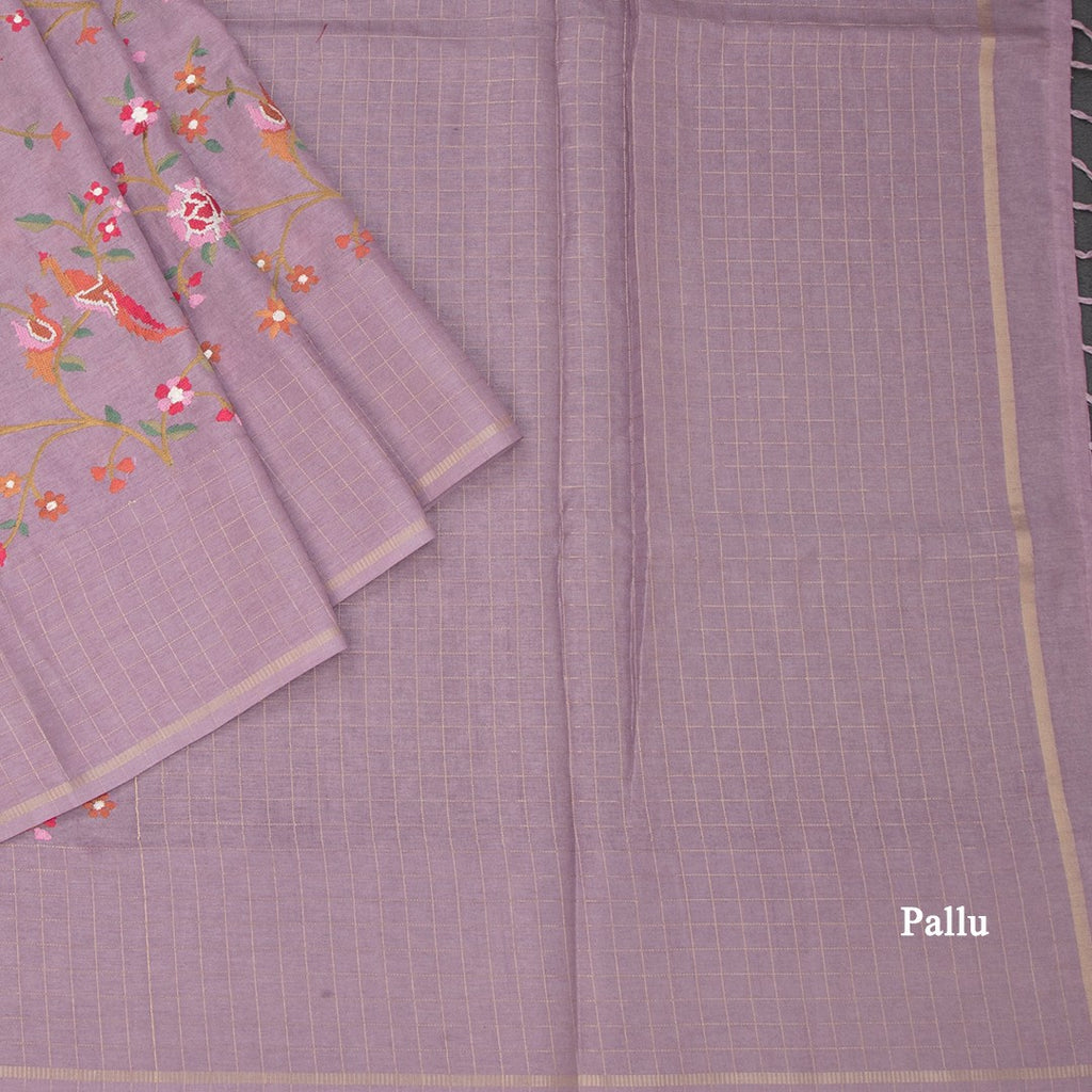 RTSR42137-3-Raw-Silk-Lavender-Zari-With-Thread-Work-Saree-In-Birds-Design-pallu
