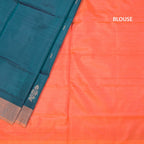RTSR42145-4-Vaazhai-Naar-Peacock-Blue-Saree-With-Thread-Buttas-And-Contrast-Pallu-04-blouse