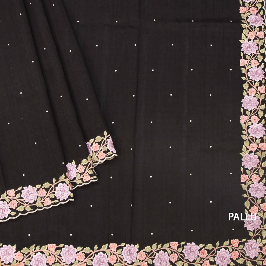 RTSR42150-3-Raw-Silk-Black-Thread-Work-Saree-pallu