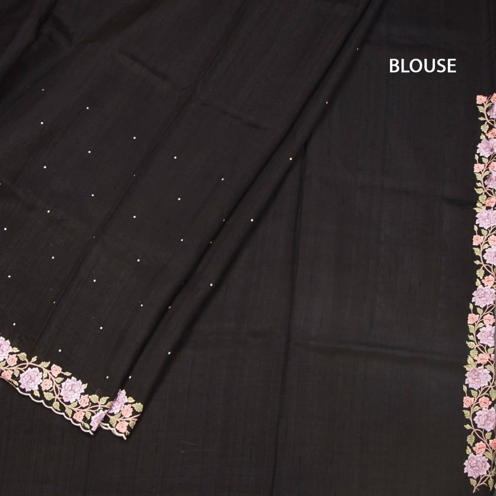 RTSR42150-4-Raw-Silk-Black-Thread-Work-Saree-blouse
