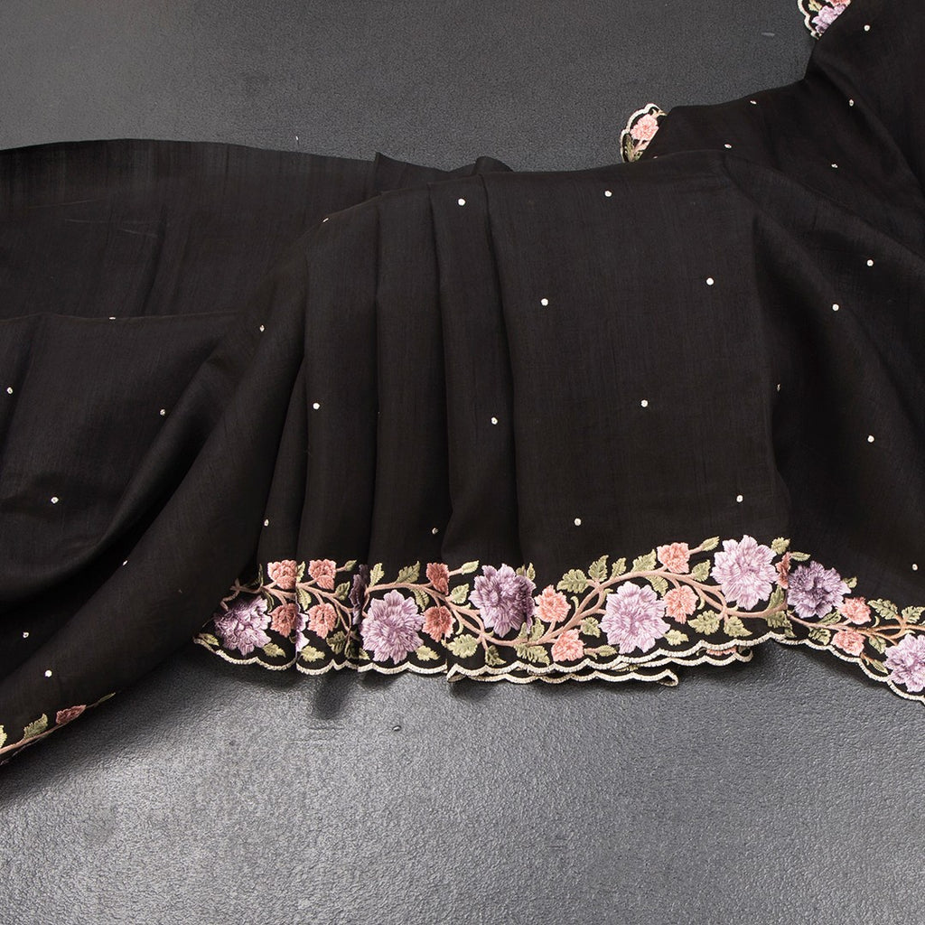 RTSR42150-Raw-Silk-Black-Thread-Work-Saree-main