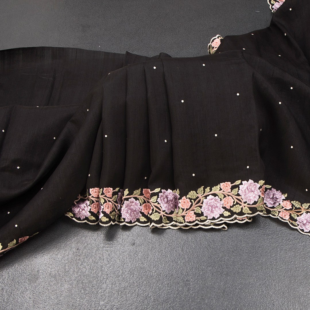RTSR42150-Raw-Silk-Black-Thread-Work-Saree-main