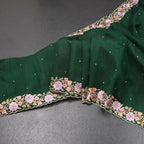 RTSR42152-Raw-Silk-Dark-Green-Thread-Work-Saree-main