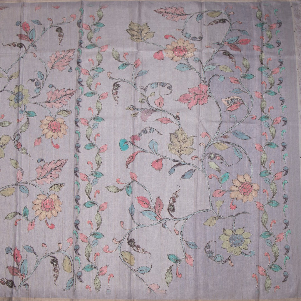 RTSR42164-2-Semi-Raw-Silk-Grey-Printed-Saree-With-Floral-Creeper-Design-02-full-veiw