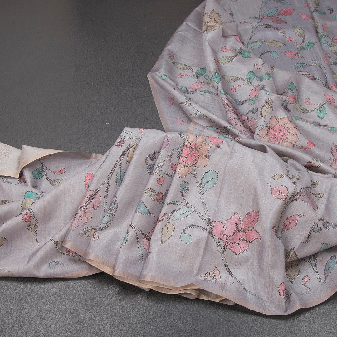RTSR42164-Semi-Raw-Silk-Grey-Printed-Saree-With-Floral-Creeper-Design-02-main