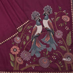 RTSR42180-3-Raw-Silk-Wine-Thread-Work-Saree-With-Birds-Design-pallu