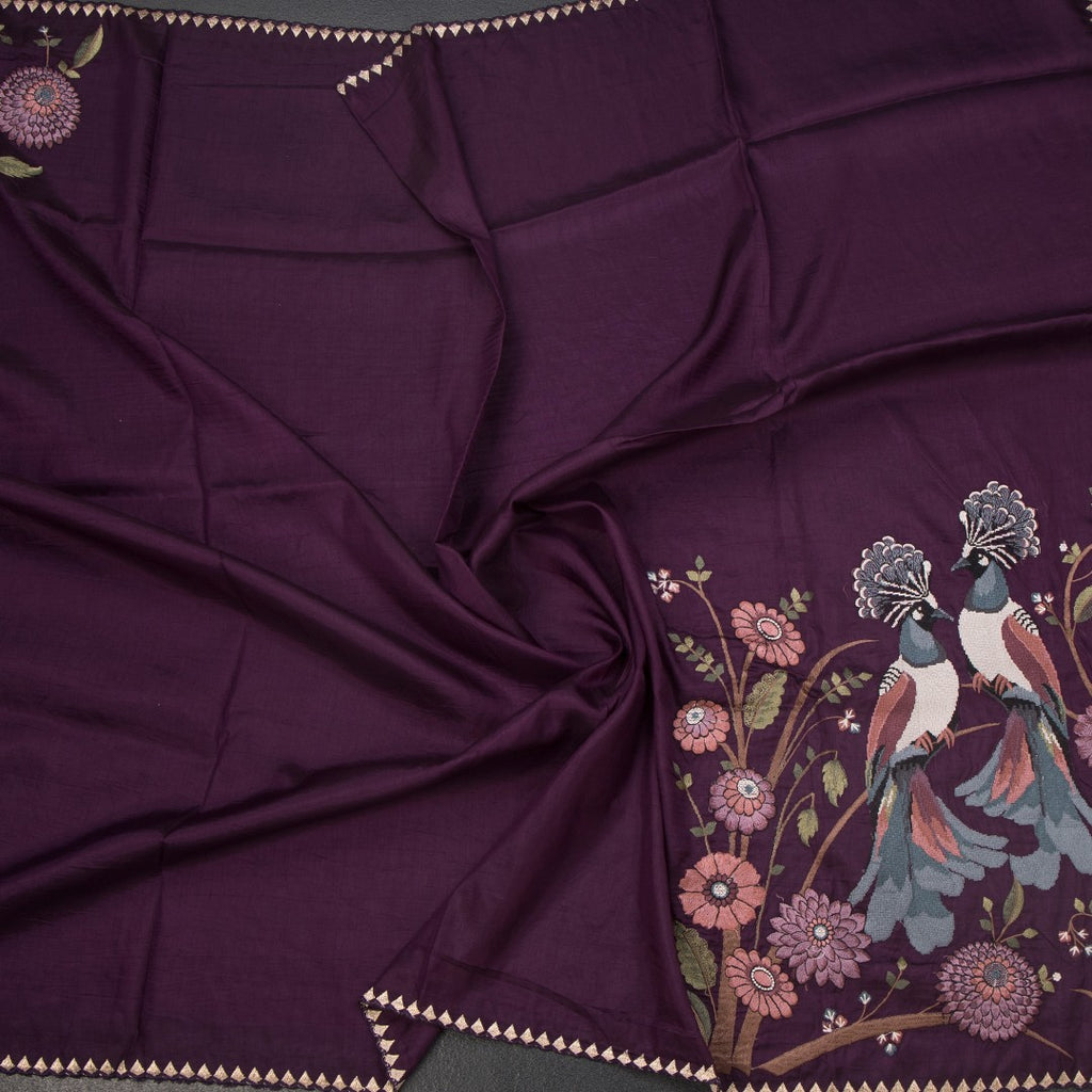 RTSR42182-5-Raw-Silk-Dark-Purple-Thread-Work-Saree-With-Birds-Design-crush