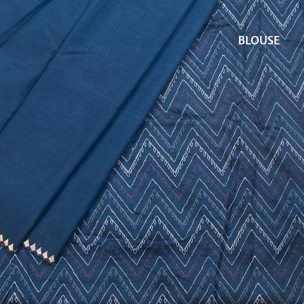 RTSR42184-4-Raw-Silk-Peacock-Blue-Thread-Work-Saree-With-Birds-Design-blouse
