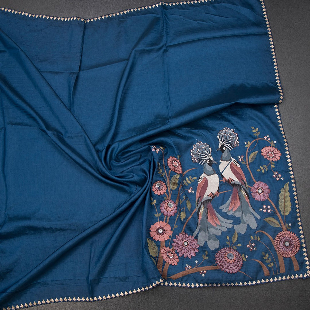 RTSR42184-5-Raw-Silk-Peacock-Blue-Thread-Work-Saree-With-Birds-Design-crush
