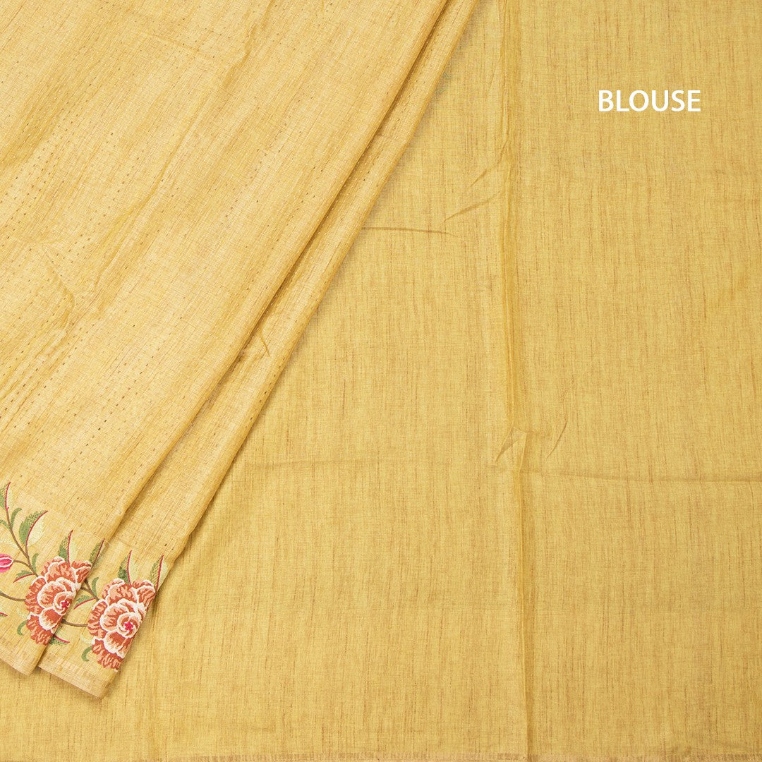 RTSR42185-4-Raw-Silk-Yellow-Zari-Stripes-Saree-With-Floral-Thread-Work-blouse