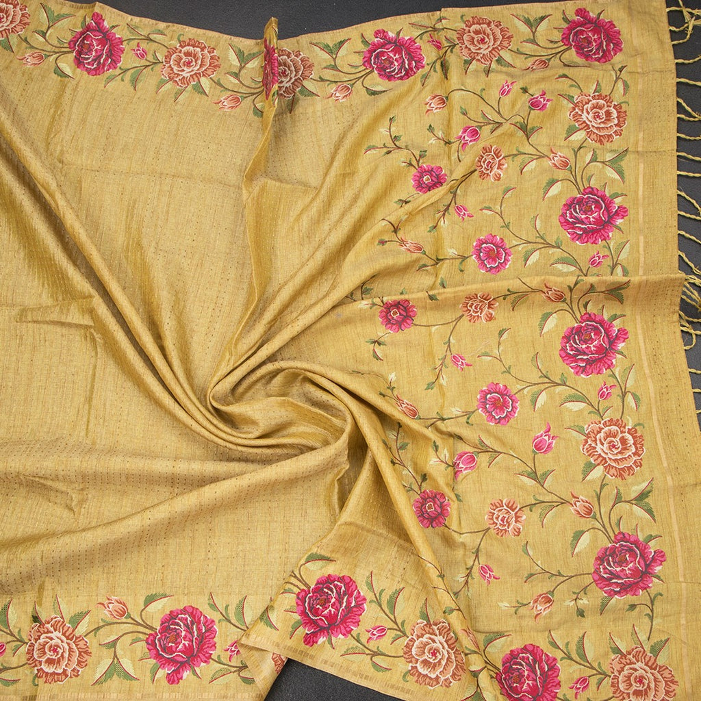 RTSR42185-5-Raw-Silk-Yellow-Zari-Stripes-Saree-With-Floral-Thread-Work-crush