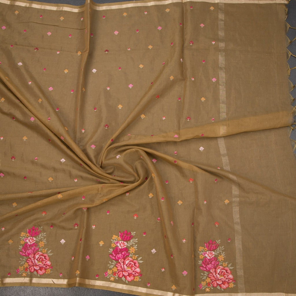 RTSR42189-5-Organza-Cinnamon-Brown-Floral-Thread-Work-Saree-crush