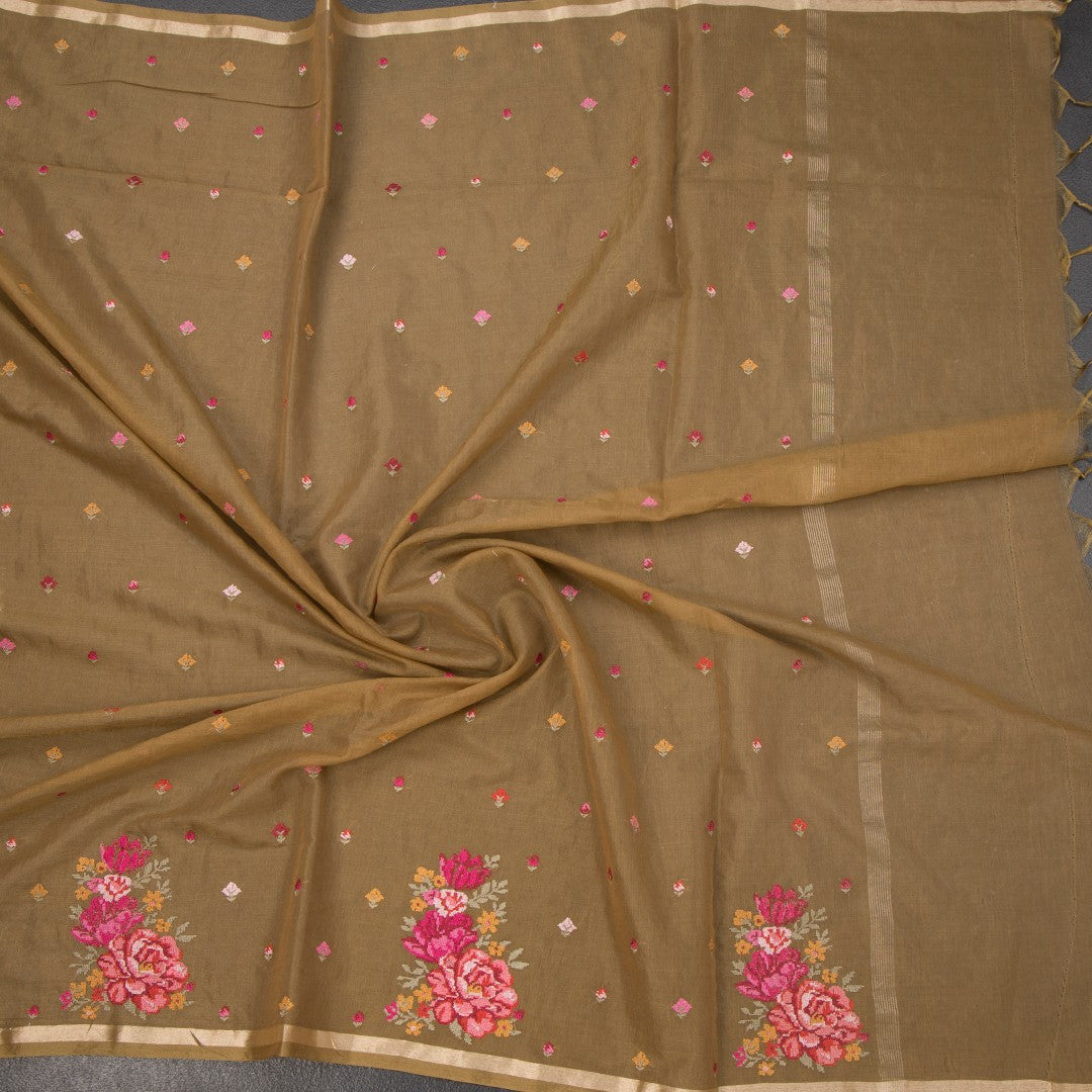 RTSR42189-5-Organza-Cinnamon-Brown-Floral-Thread-Work-Saree-crush