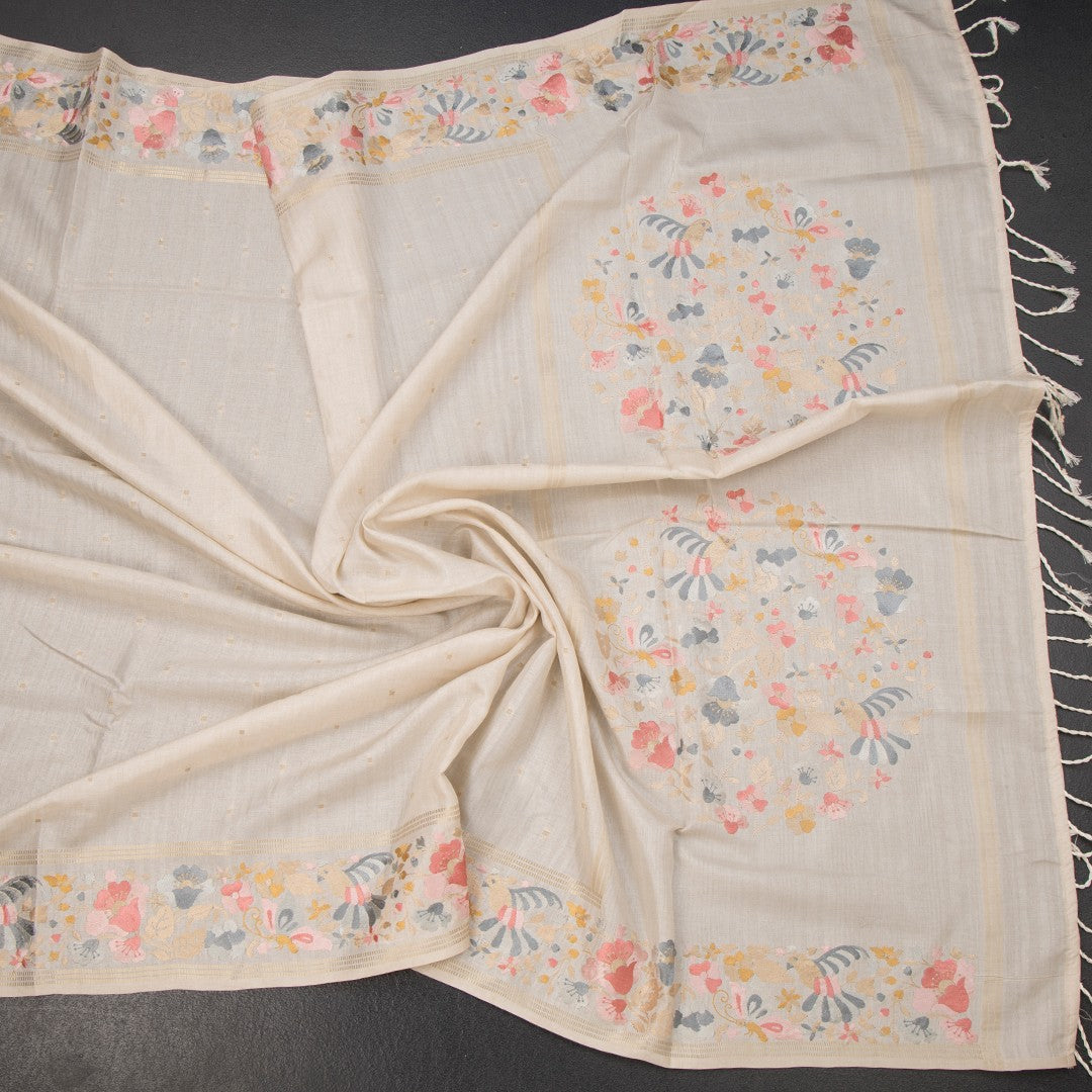 RTSR42201-5-Raw-Silk-Cream-Zari-Buttas-And-Thread-Border-crush