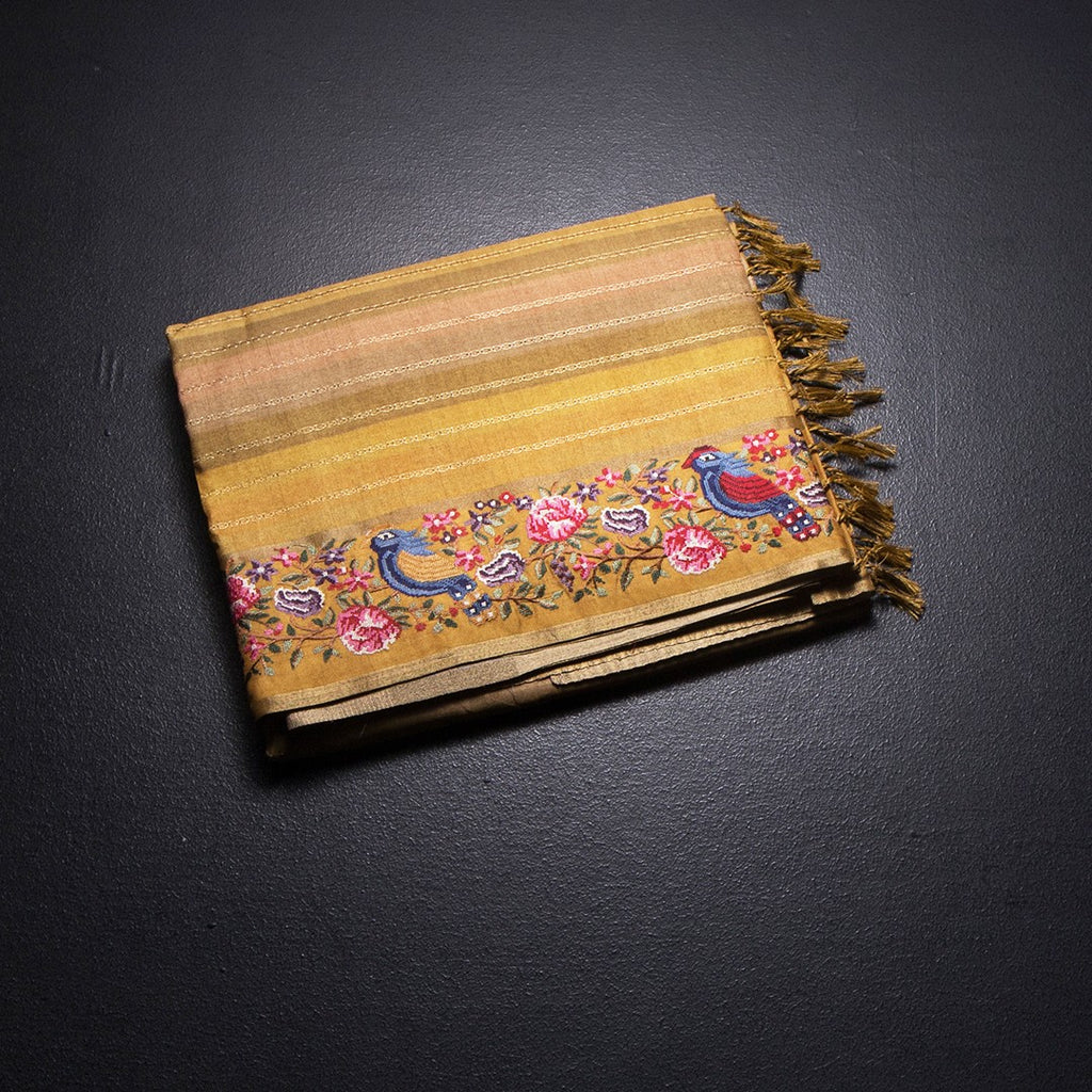 RTSR42202-1-Raw-Silk-Multi-Colour-Stripes-Design-Saree-And-Thread-Border-fold