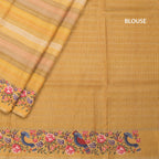 RTSR42202-4-Raw-Silk-Multi-Colour-Stripes-Design-Saree-And-Thread-Border-blouse