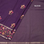 RTSR42206-4-Raw-Silk-Dark-Purple-Floral-Thread-Work-Saree-blouse