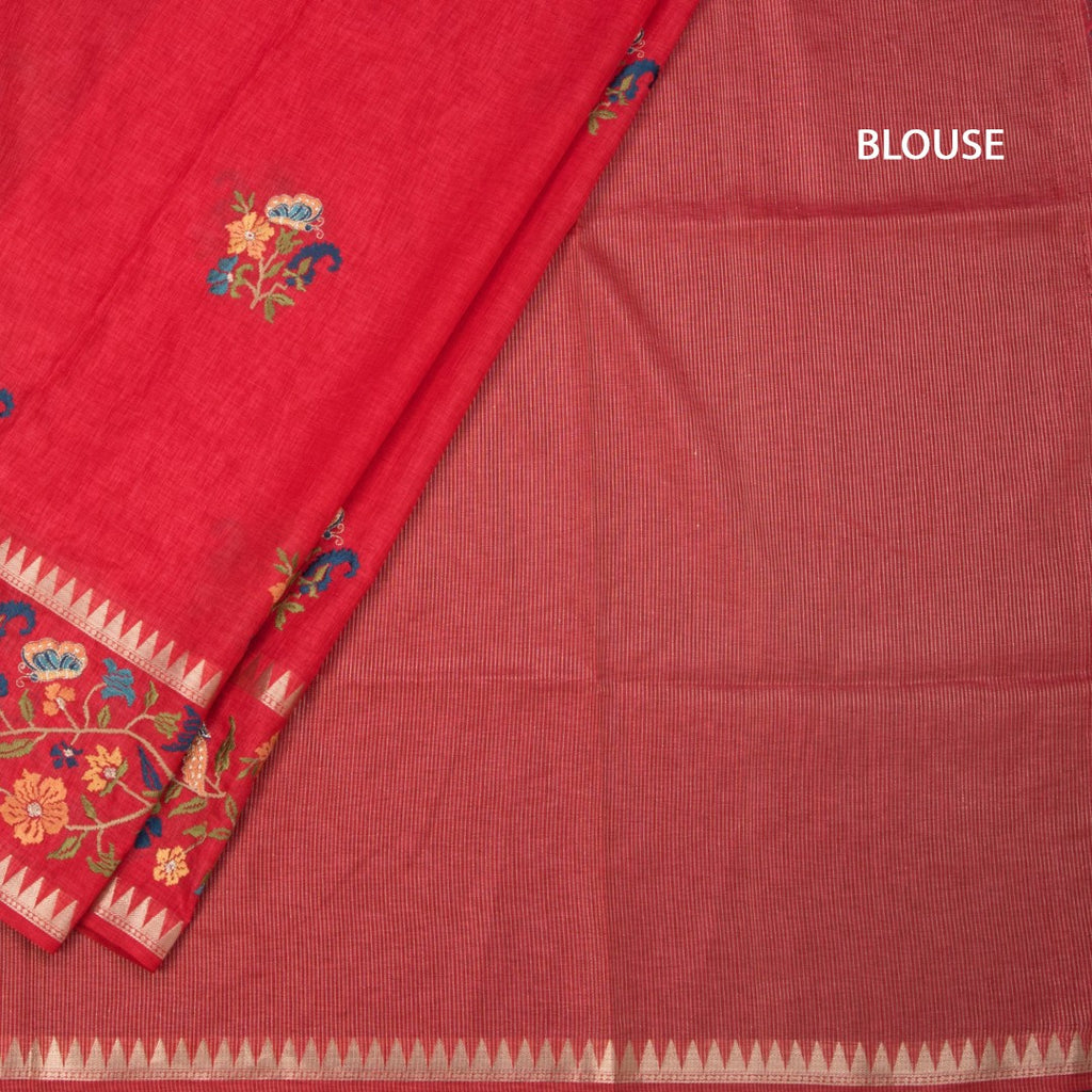 RTSR42208-4-Raw-Silk-Red-Floral-Thread-Work-Saree-02-blouse