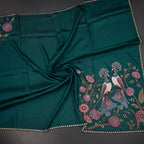 RTSR42212-5-Raw-Silk-Peacock-Green-Thread-Work-Saree-With-Birds-Design-crush