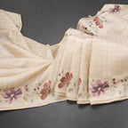 RTSR42214-Raw-Silk-Cream-Zari-Checked-Saree-And-Floral-Thread-Border-main
