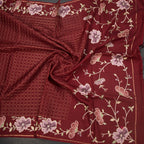 RTSR42216-5-Raw-Silk-Maroon-Zari-Checked-Saree-And-Floral-Thread-Border-02-crush