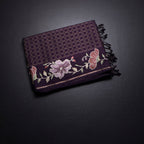 RTSR42219-1-Raw-Silk-Dark-Brown-Zari-Checked-Saree-And-Floral-Thread-Border-fold