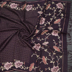 RTSR42219-5-Raw-Silk-Dark-Brown-Zari-Checked-Saree-And-Floral-Thread-Border-crush