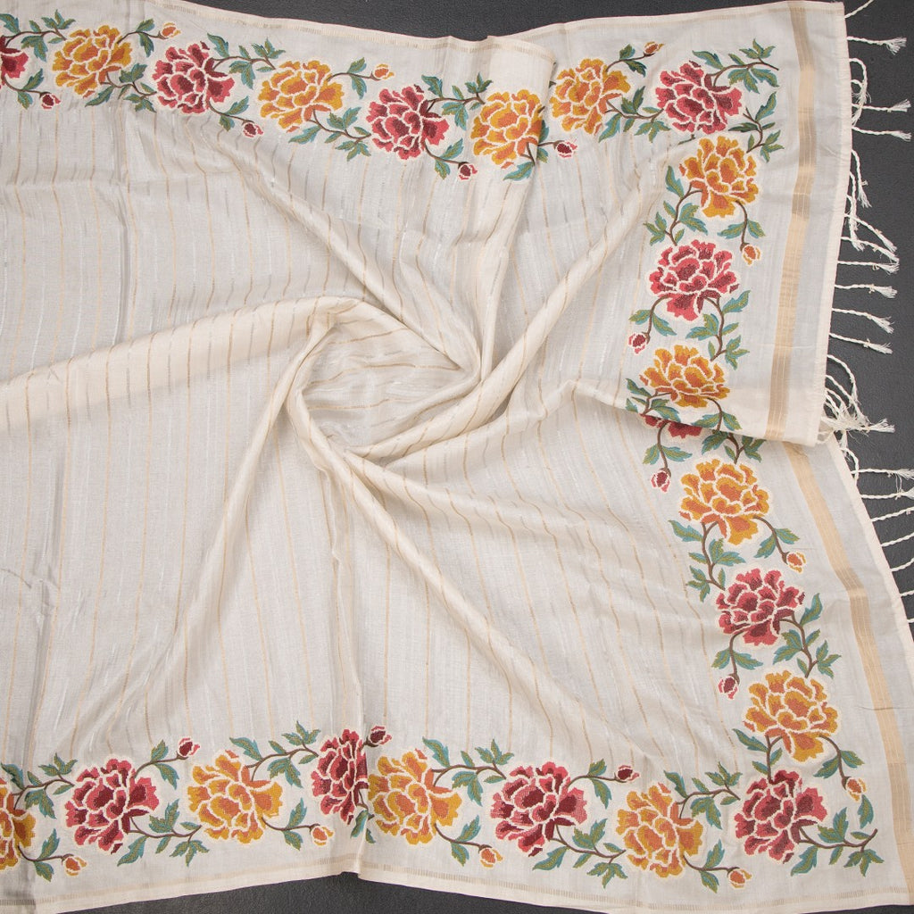 RTSR42228-5-Raw-Silk-Cream-Zari-Stripes-Saree-And-Floral-Thread-Border-crush