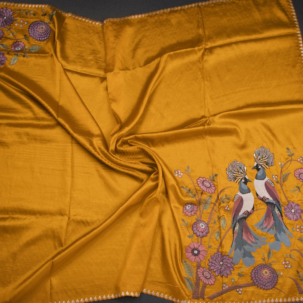 RTSR42251-5-Raw-Silk-Mustard-Yellow-Thread-Work-Saree-With-Birds-Design-crush