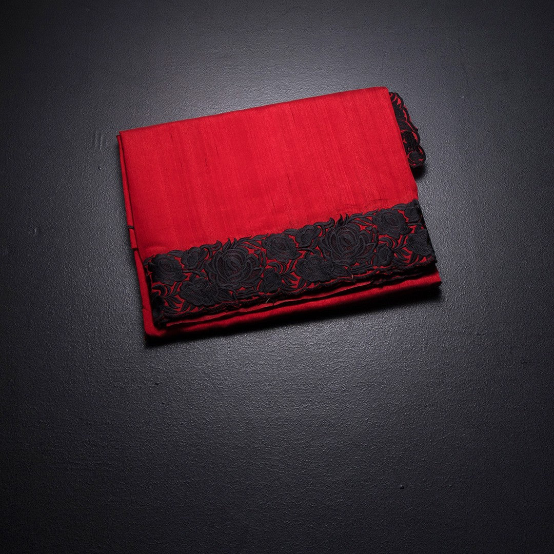 RTSR42254-1-Raw-Silk-Red-Plain-Saree-And-Thread-Border-fold