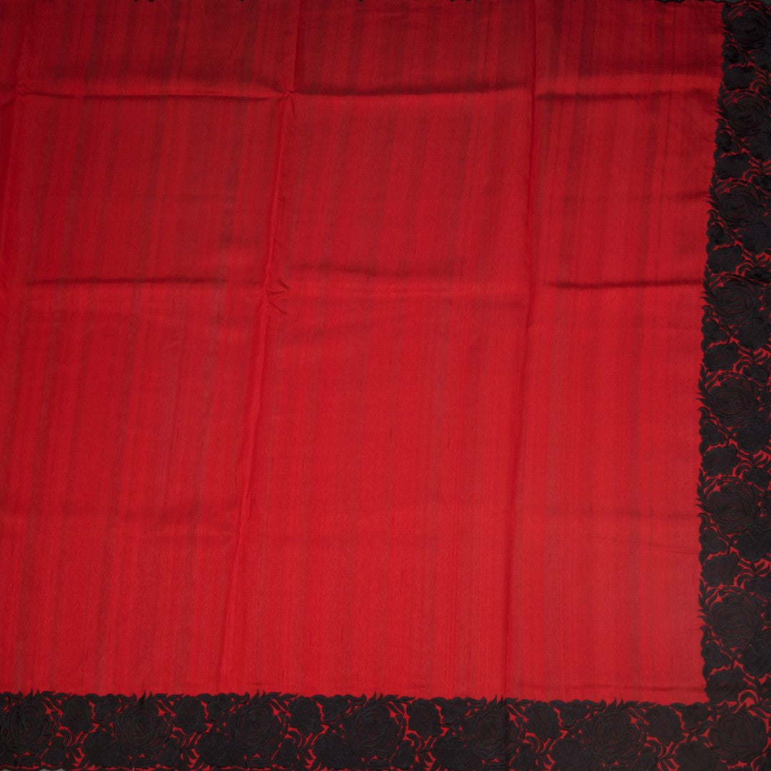 RTSR42254-2-Raw-Silk-Red-Plain-Saree-And-Thread-Border-full-veiw