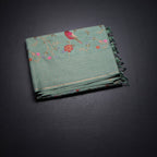 RTSR42257-1-Raw-Silk-Pista-Green-Thread-Work-Saree-With-Birds-Design-fold