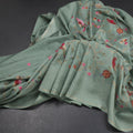 RTSR42257-Raw-Silk-Pista-Green-Thread-Work-Saree-With-Birds-Design-main