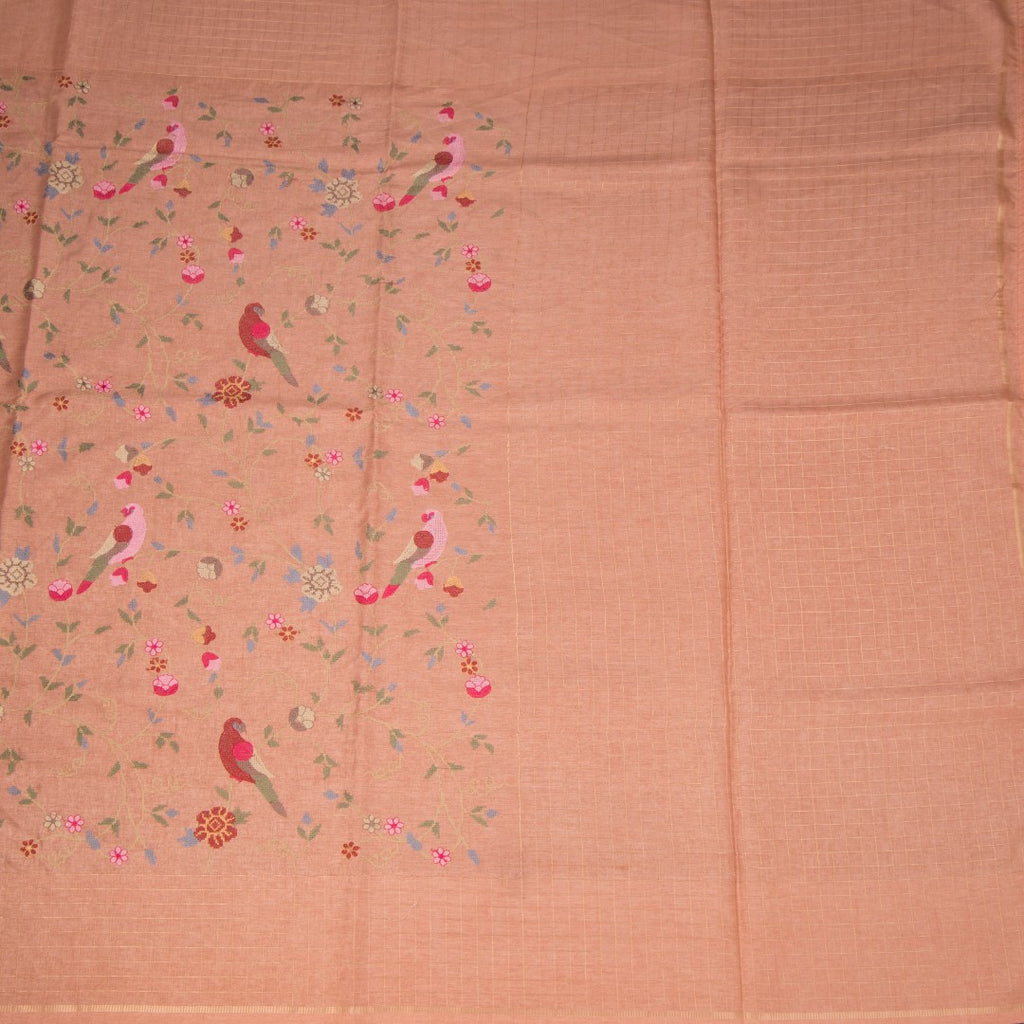 RTSR42258-2-Raw-Silk-Peach-Thread-Work-Saree-With-Birds-Design-03-full-veiw