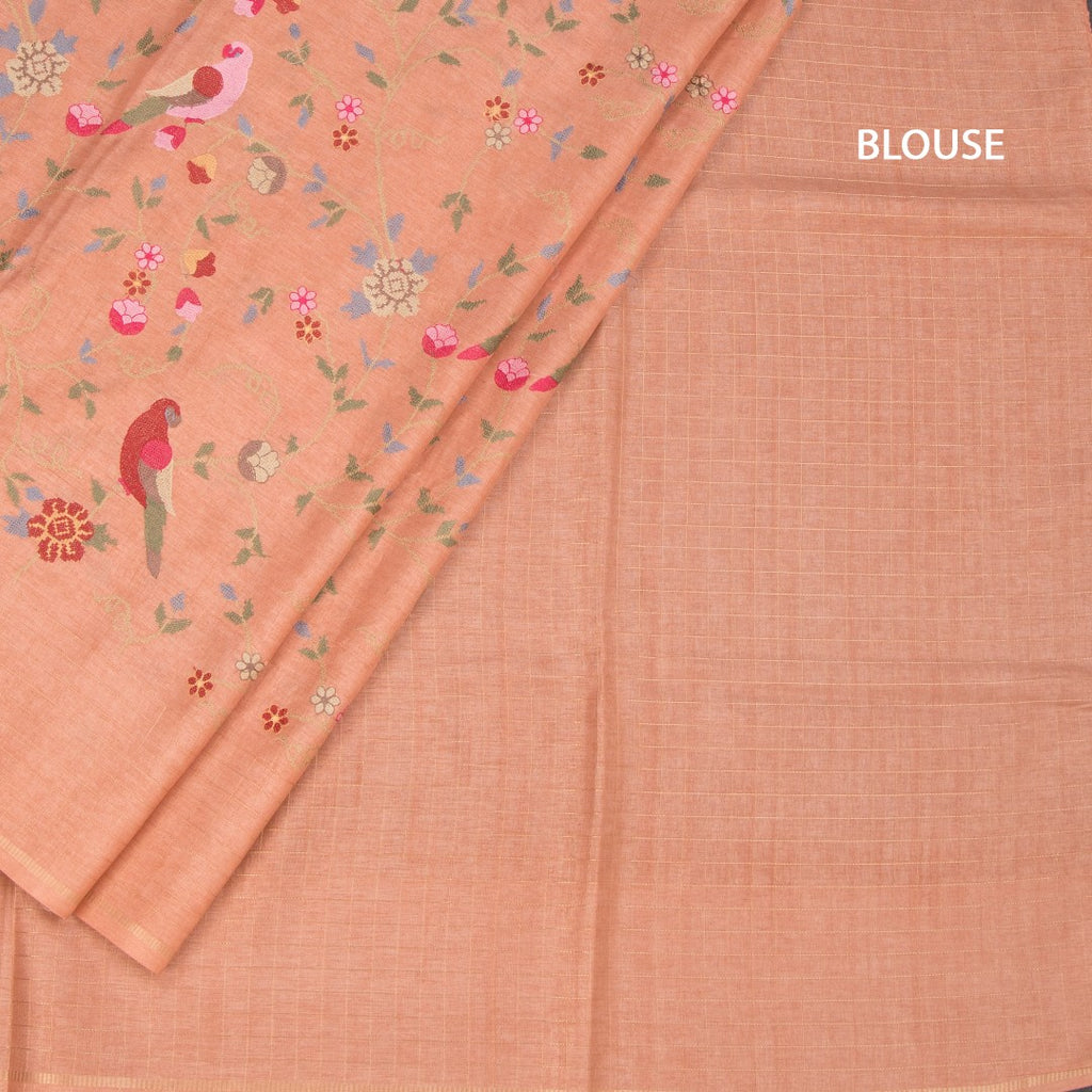 RTSR42258-4-Raw-Silk-Peach-Thread-Work-Saree-With-Birds-Design-03-blouse