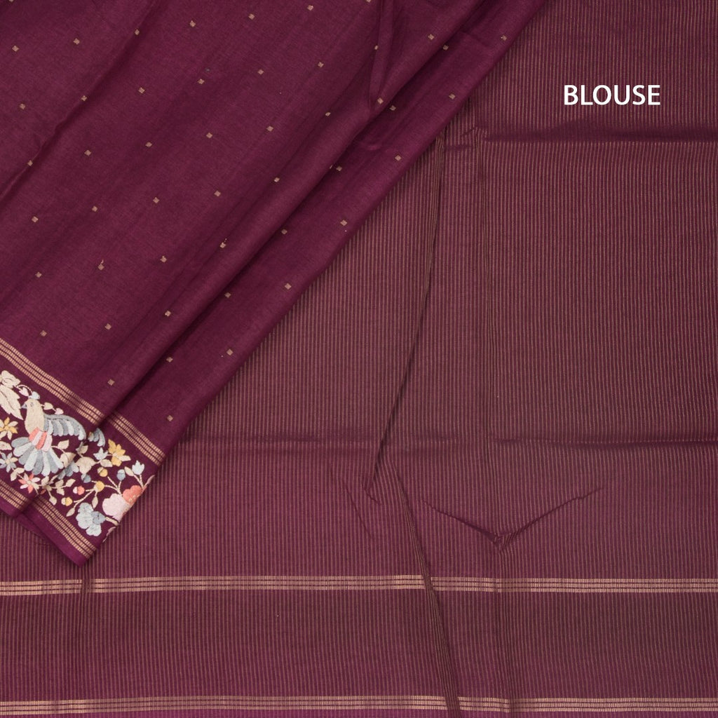 RTSR42262-4-Raw-Silk-Wine-Colour-Saree-With-Zari-Buttas-And-Thread-Border-blouse
