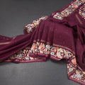 RTSR42262-Raw-Silk-Wine-Colour-Saree-With-Zari-Buttas-And-Thread-Border-main