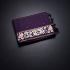 RTSR42265-1-Raw-Silk-Dark-Purple-Saree-With-Zari-Buttas-And-Thread-Border-fold