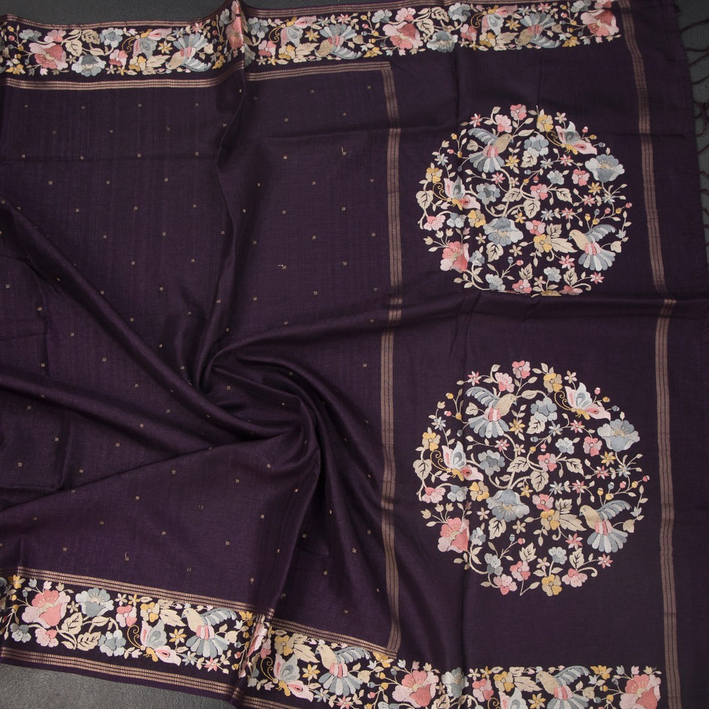 RTSR42265-5-Raw-Silk-Dark-Purple-Saree-With-Zari-Buttas-And-Thread-Border-crush