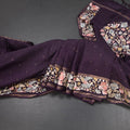 RTSR42265-Raw-Silk-Dark-Purple-Saree-With-Zari-Buttas-And-Thread-Border-main