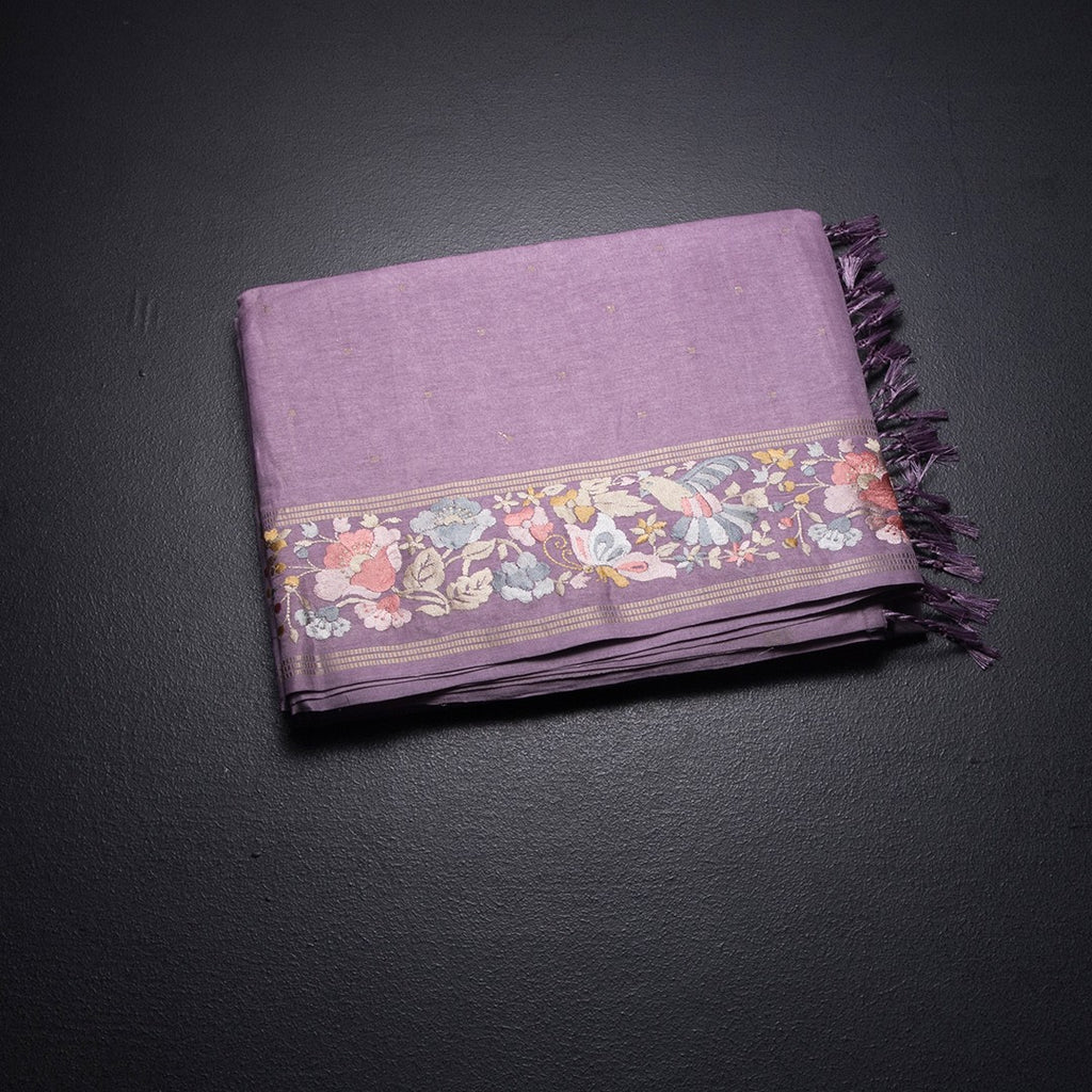 RTSR42268-1-Raw-Silk-Lavender-Saree-With-Zari-Buttas-And-Thread-Border-fold