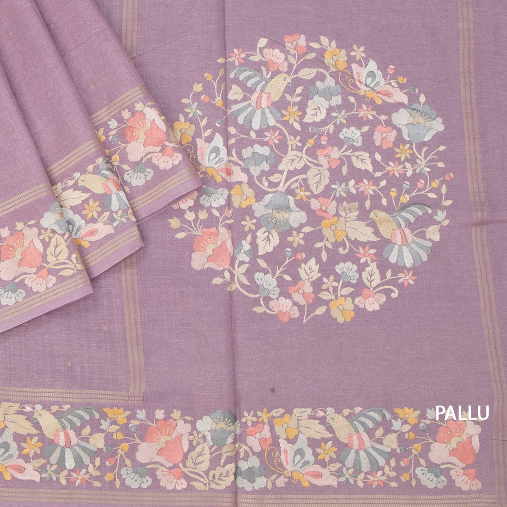 RTSR42268-3-Raw-Silk-Lavender-Saree-With-Zari-Buttas-And-Thread-Border-pallu