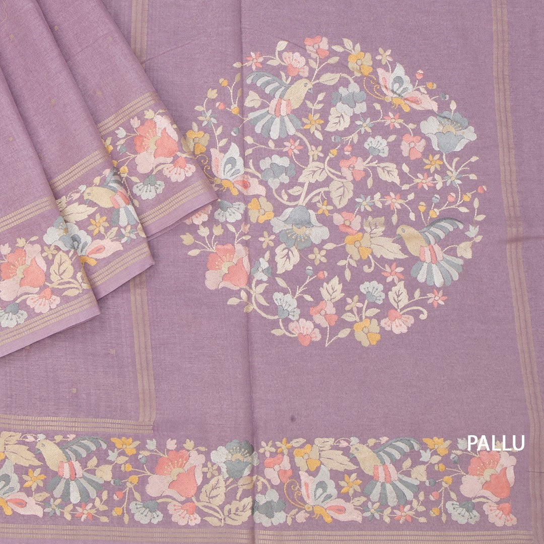 RTSR42268-3-Raw-Silk-Lavender-Saree-With-Zari-Buttas-And-Thread-Border-pallu