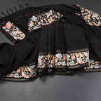 RTSR42270-Raw-Silk-Black-Saree-With-Zari-Buttas-And-Thread-Border-main