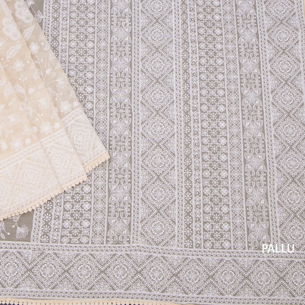 RTSR42273-3-Organza-Sandal-Thread-Work-Saree-pallu