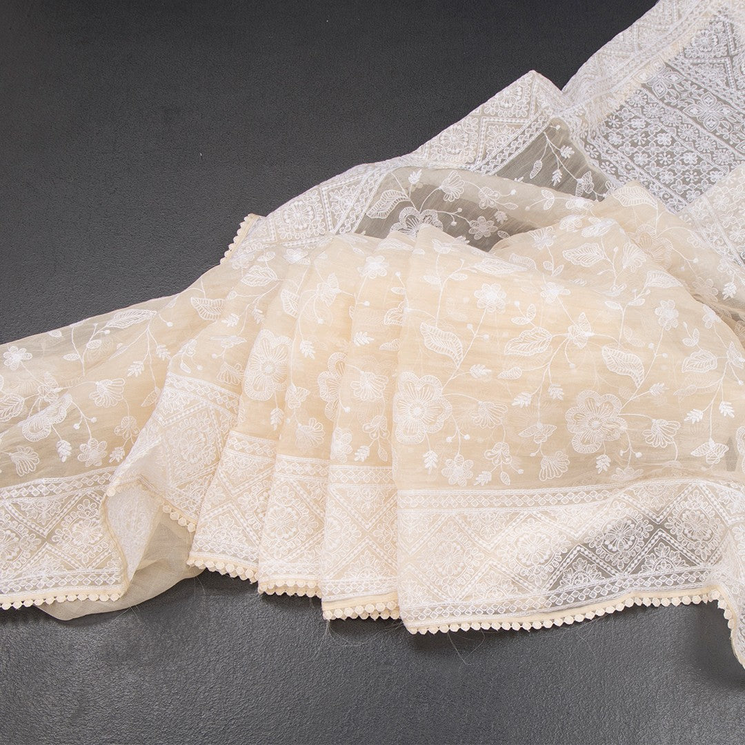 RTSR42273-Organza-Sandal-Thread-Work-Saree-main