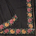 RTSR42275-3-Raw-Silk-Black-Zari-Stripes-Saree-And-Floral-Thread-Border-pallu