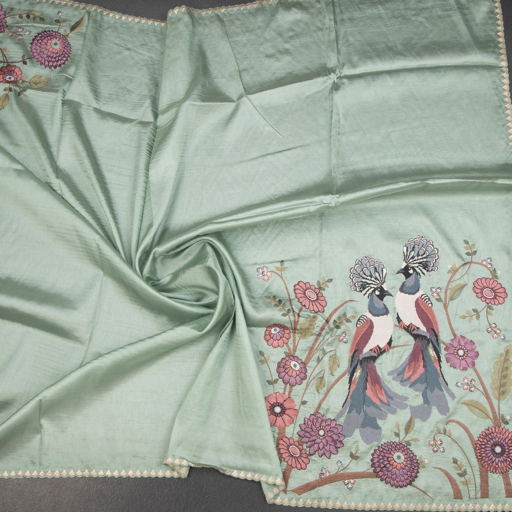 RTSR42281-4-Raw-Silk-Pista-Green-Thread-Work-Saree-With-Birds-Design-04-crush