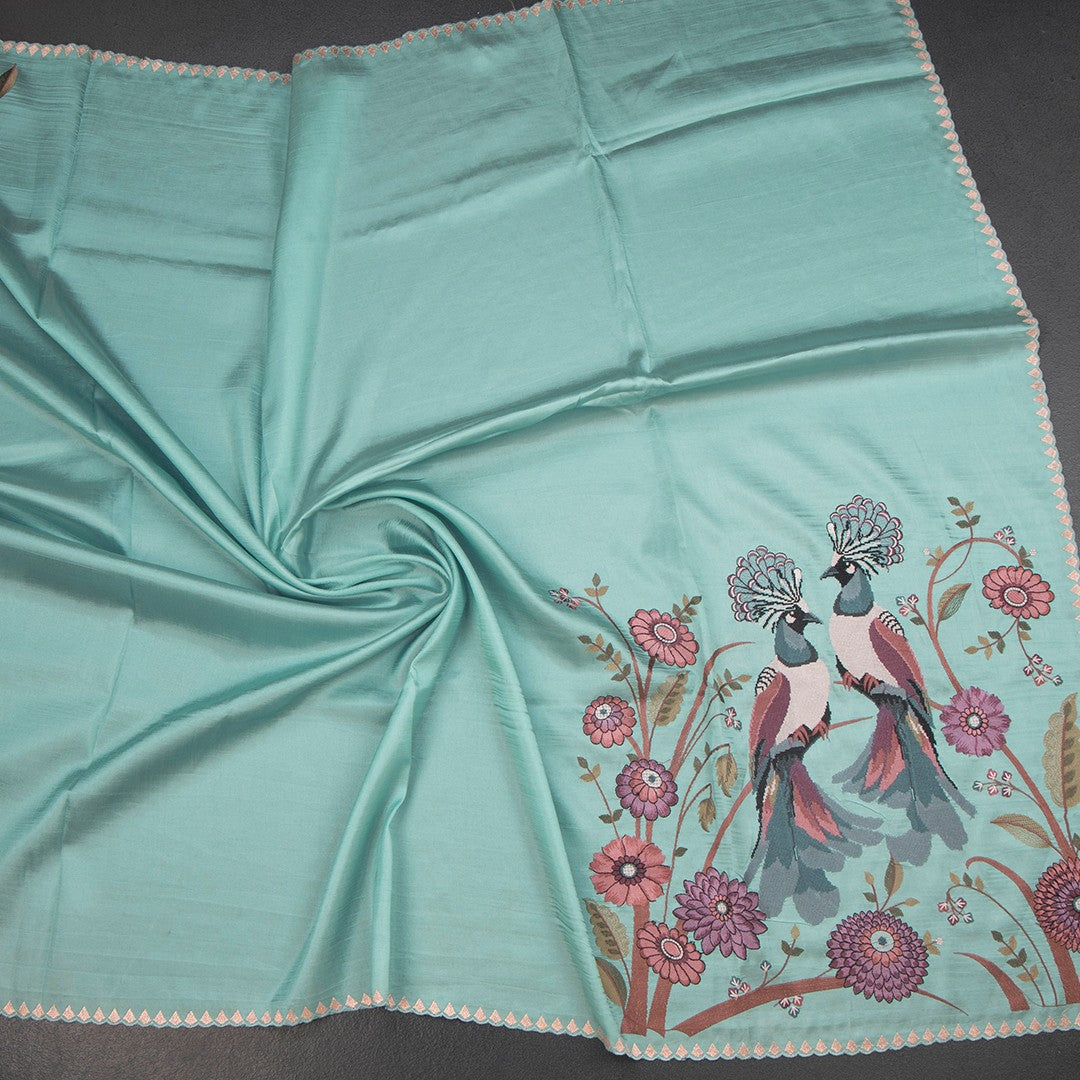 RTSR42283-4-Raw-Silk-Mint-Green-Thread-Work-Saree-With-Birds-Design-crush