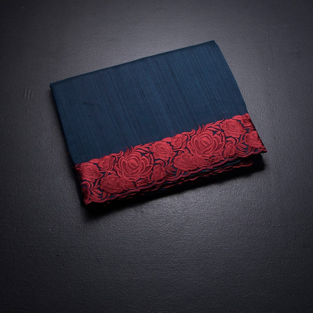 RTSR42291-1-Raw-Silk-Teal-Blue-Plain-Saree-And-Thread-Border-fold